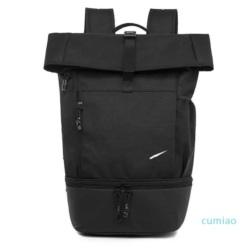 Moda roll up mochila nova bolsa de estudante de alta capacidade ao ar livre treinamento de basquete bolsa de computador de viagem