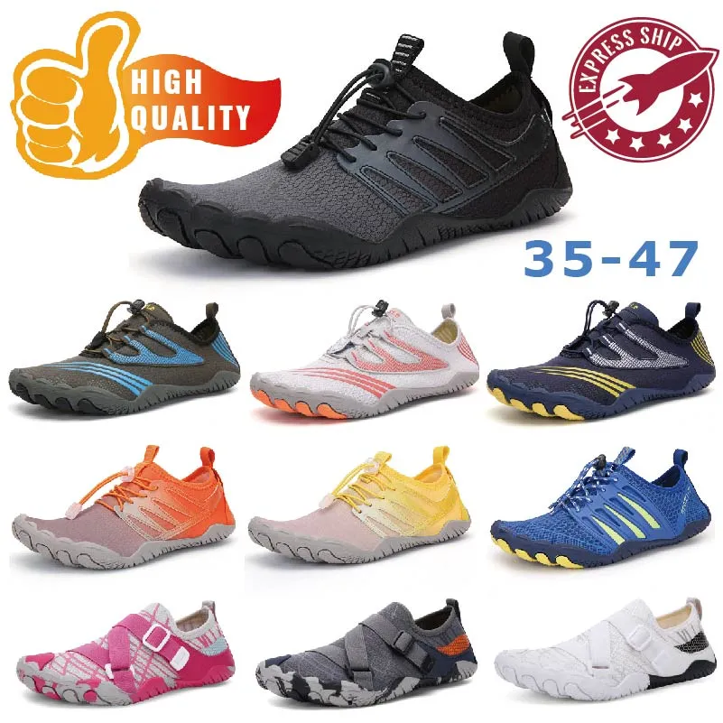 Damen Herren Schnelltrocknende, atmungsaktive Mesh-Wasserschuhe, Strand-Turnschuhe, Tauchsocken, rutschfeste Sneaker, Schwimmen, lässig, GAI, weich und bequem