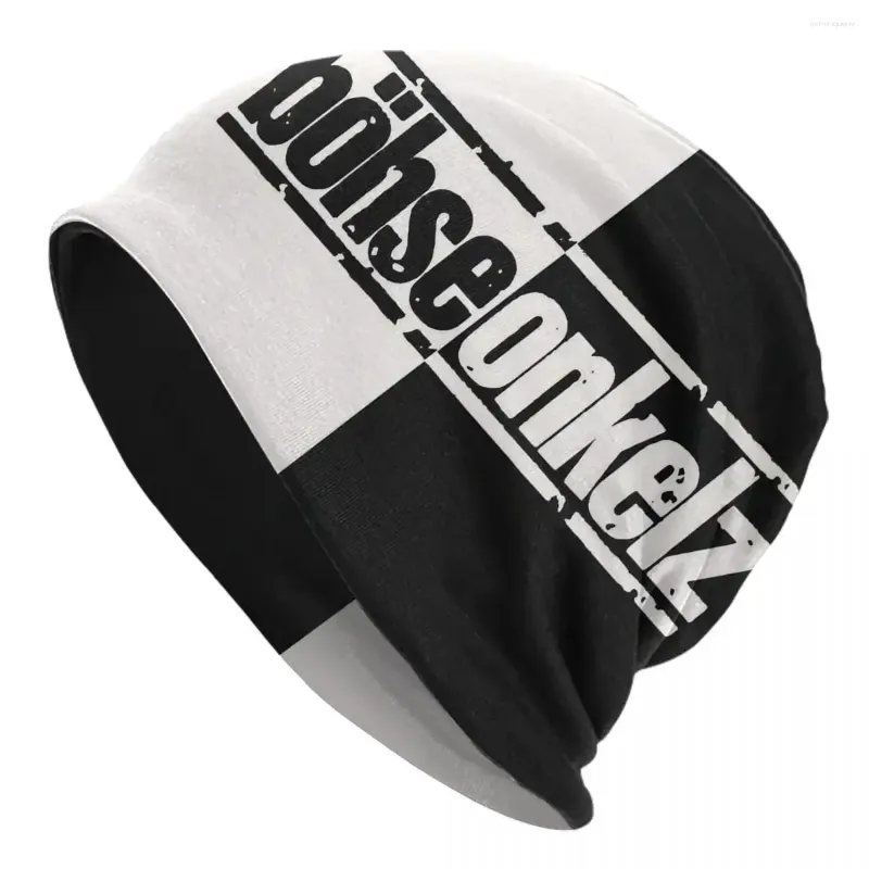 ベレー帽Bohse Onkelz Bonnet Hats Hip Hop Outdoor Dign Music Skullies Beanies Men's Warm Warm Dual-Use Caps