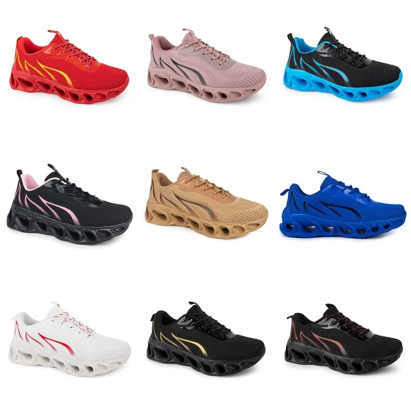 men women running shoes GAI black white purple pink green navy blue light yellow Beige fuchsia Nude plum mens trainers Female sports sneakers jun27 trendings