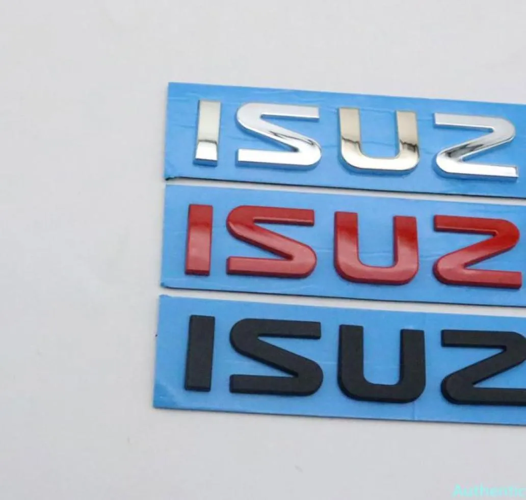 For Isuzu DMAX DMAX Emblem Car Sticker Rear Trunk Number Letter logo Badge Decal2354348