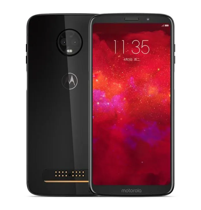 الأصلي Motorola Z3 4G LTE Phone 6GB RAM 128GB Snapdragon 835 OCTA CORE Android 601 بوصة 12 ميجابكسل للوجه معرف SMART MOB5022539