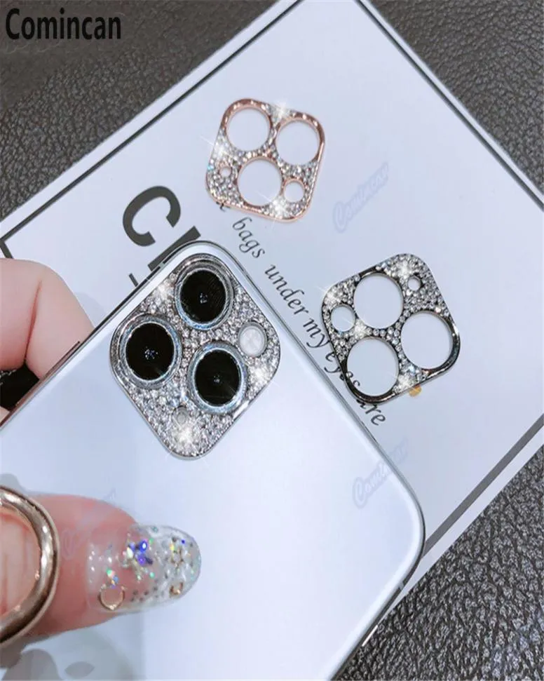 Diamond Camera Lens Protector cap For iPhone 14 13 12 11 Pro Max Glitter crystal Lens Protectors Cover5079793