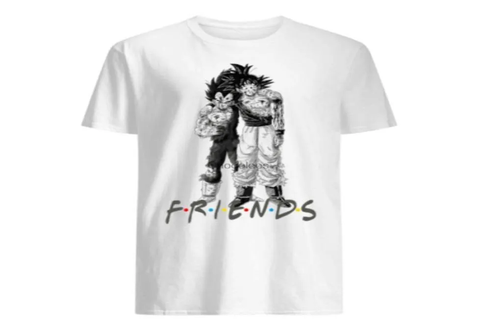 Men039s T-shirts Goku et Vegeta Friends Shirt012345671419291