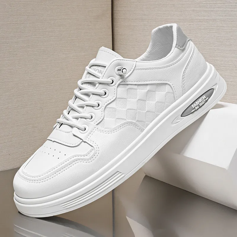 Running Shoes Men Comfort Flat Breathable White Khaki Black Shoes Mens Trainers Sports Sneakers Size 39-44 GAI Color17