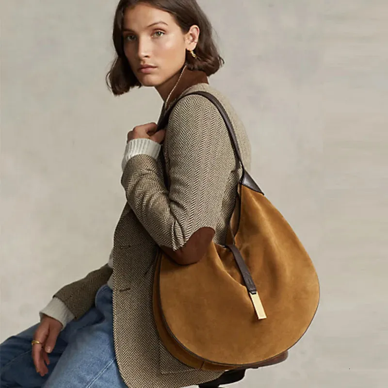 Fashion Ruched Hobo Handbag Designer Women Bag Luxury Soft Pu Leather Shoulder Crossbody Bags Lady Simply Tote Purse 240301