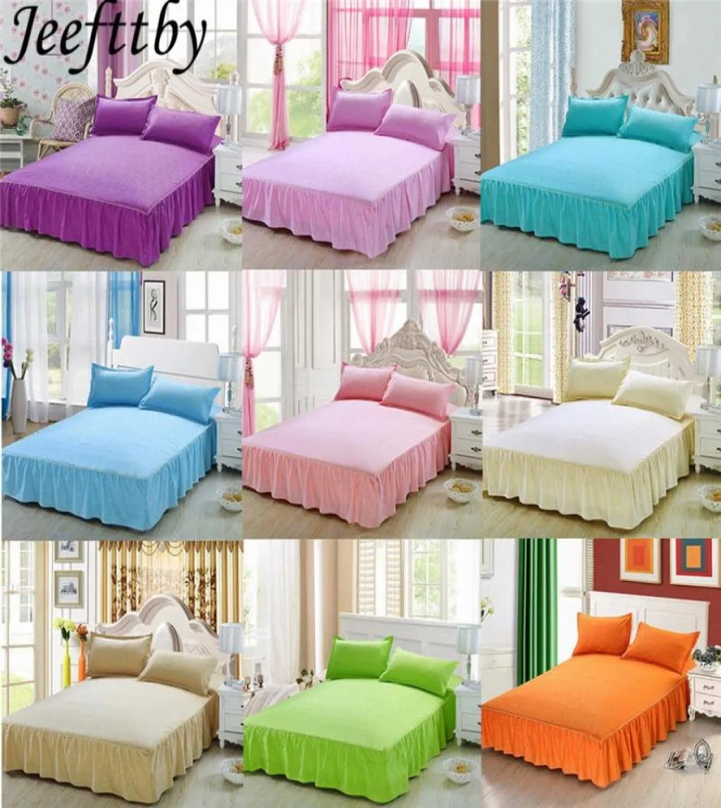 Domowe tekstylia Tekstyles Straszka łóżka 1PCS Niezlip ochronne łóżko łóżko Linen Pedding Zestaw dla dorosłych stałych kolorów Sheets Bedspread8549688