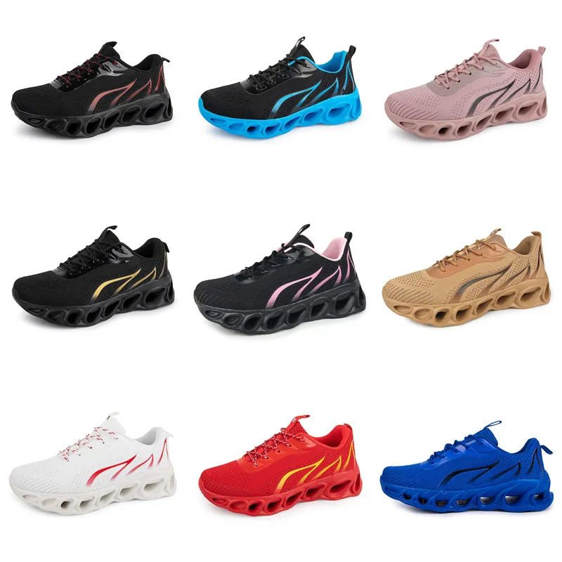 hommes femmes chaussures de course gai six noirs blancs violet rose vert marine bleu bleu léger les entraîneurs pour hommes respirants sportifs