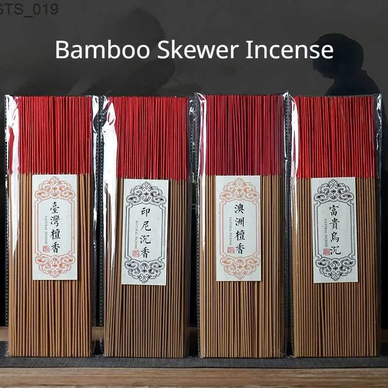 Fragranza 200g Spiedino di Bambù Incenso Leggero Fumo Legno di Sandalo Casa/Culto del Buddha/sacrificio/sonniferi/purificazione dell'aria Aromaterapia Naturale