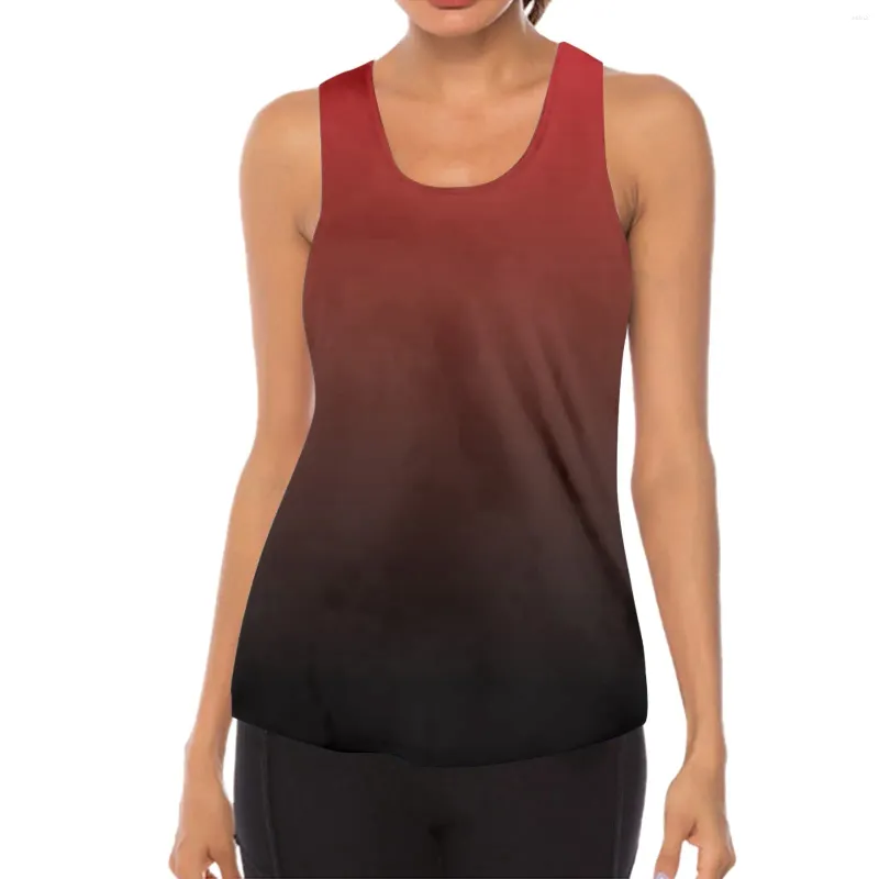 Tanques femininos mulheres tank tops camisola sem mangas sem costas oco para fora camisa atada colete superior de fitness feminino casual solto treino