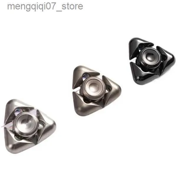 Beyblades Metal Fusion LQ Fidget 스피너 Fingertip Gyro Titanium Stainless Steel Decompression Toys 방지 안사 디드 핸드 스피너 Cool Fidgets L240304