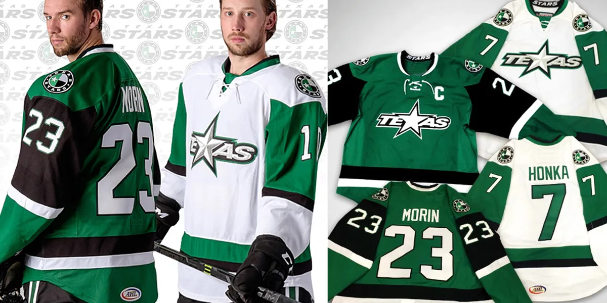 Customized AHL Texas Stars Hockey Jerseys Personalized Names Numbers From Projerseysword 30.15 DHgate.Com