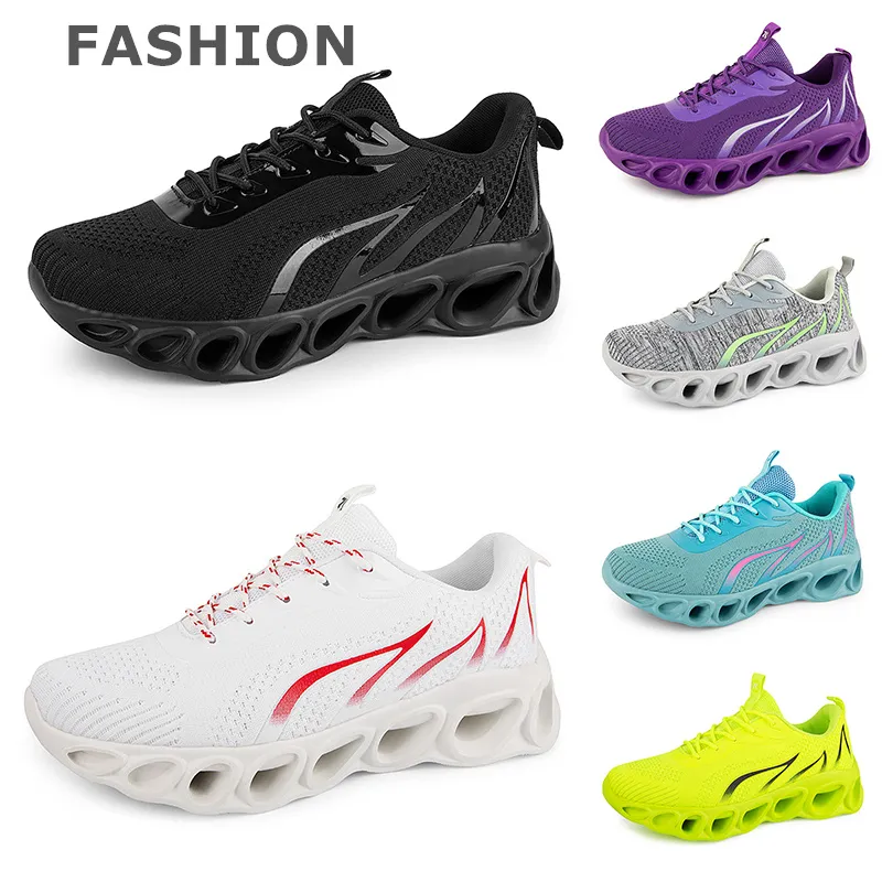 men women running shoes Black White Red Blue Yellow Neon Green Grey mens trainers sports fashion outdoor athletic sneakers eur38-45 GAI color7