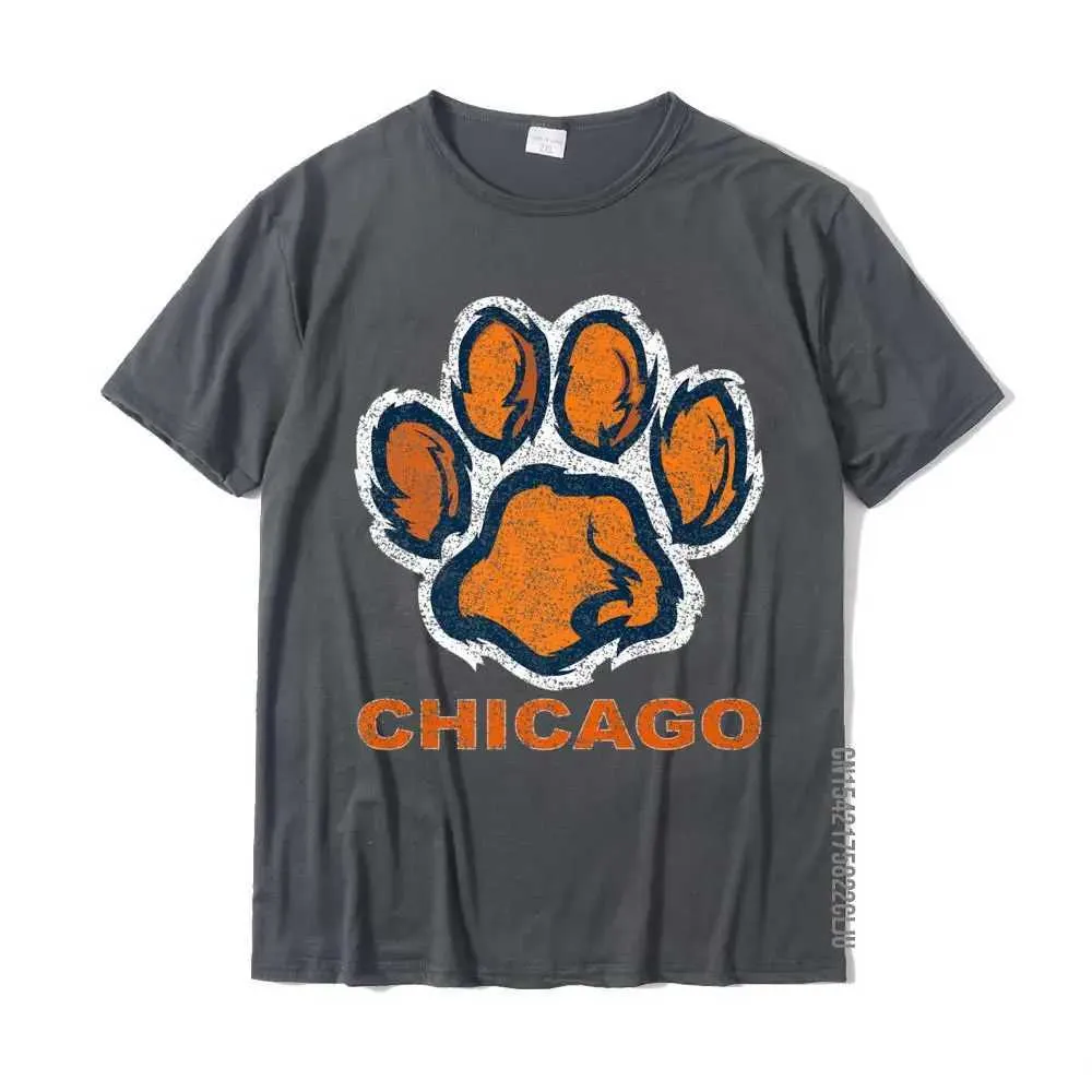 Group Top T-shirts Plain O Neck Crazy 100% Cotton Male Tops & Tees Printed Short Sleeve Tops Shirt Drop Shipping Funny Vintage Foot Paw Bear Orange  Gifts Premium T-Shirt__30366 carbon