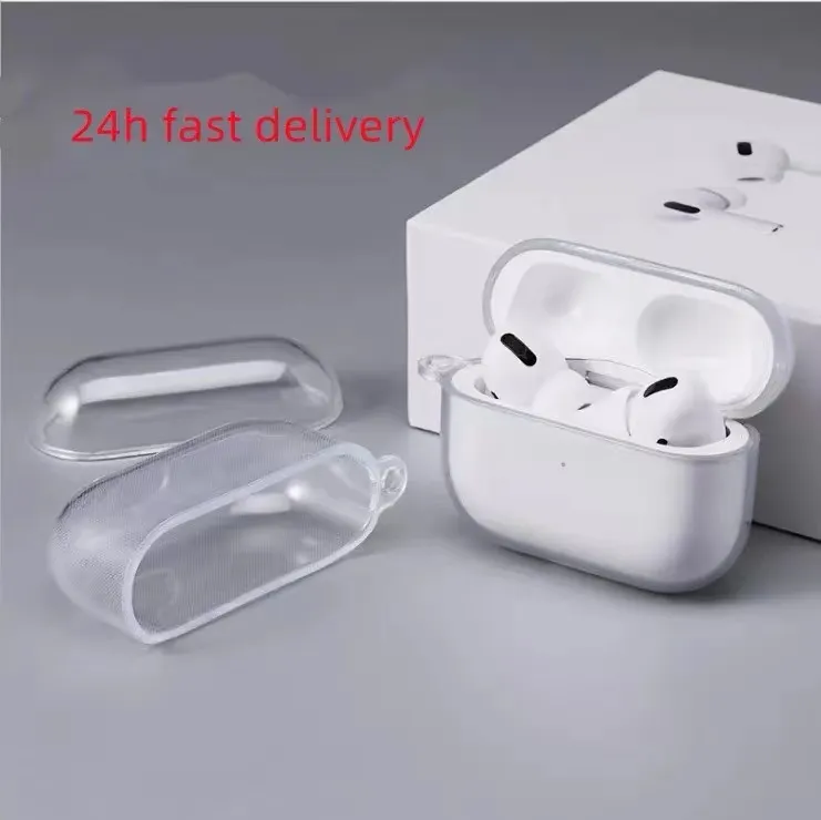 Pro 2 Pods Air 3 écouteurs Airpod Bluetooth Accessoires de casque solide Silicone mignonne Cover de protection Apple Boîte de charge sans fil Boîte à étalage 2nd Case 613 972