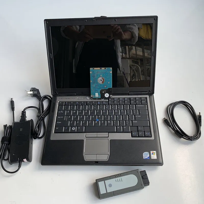 O-E V17 OBD2 Scanner With Softwares Installed Well In D630 Laptop Full Set