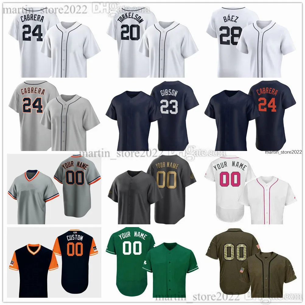 Stitched 2024 Baseball Jerseys 54 Keider Montero 19 kommer att väst 43 Joey Wentz 52 Brendan White 38 Dillon Dingler 15 Carson Kelly 34 Jake Rogers 33 Colt Keith 21 Mark Canha