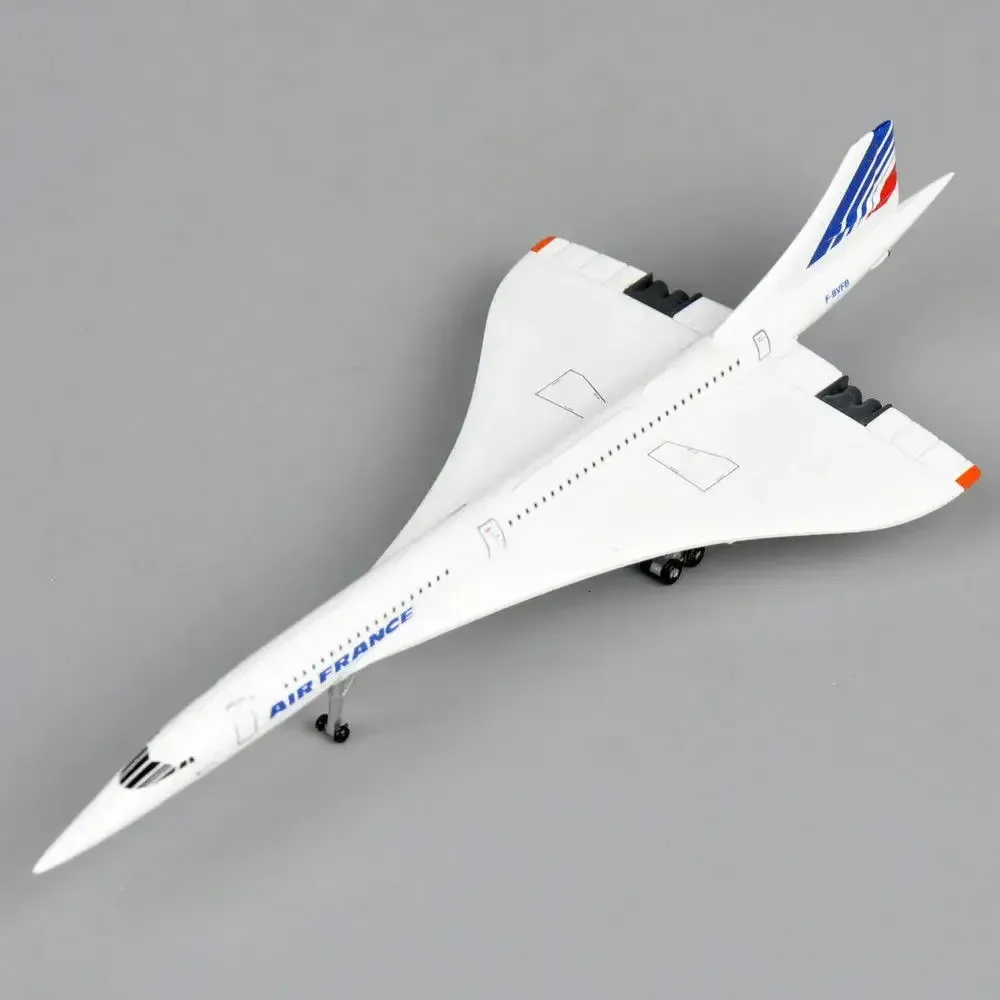 1400 Concorde Air France Airplane Model 1976-2003 Airliner Alloy Diecast Air Plane Model Children birthday Gift Toys collection 240229