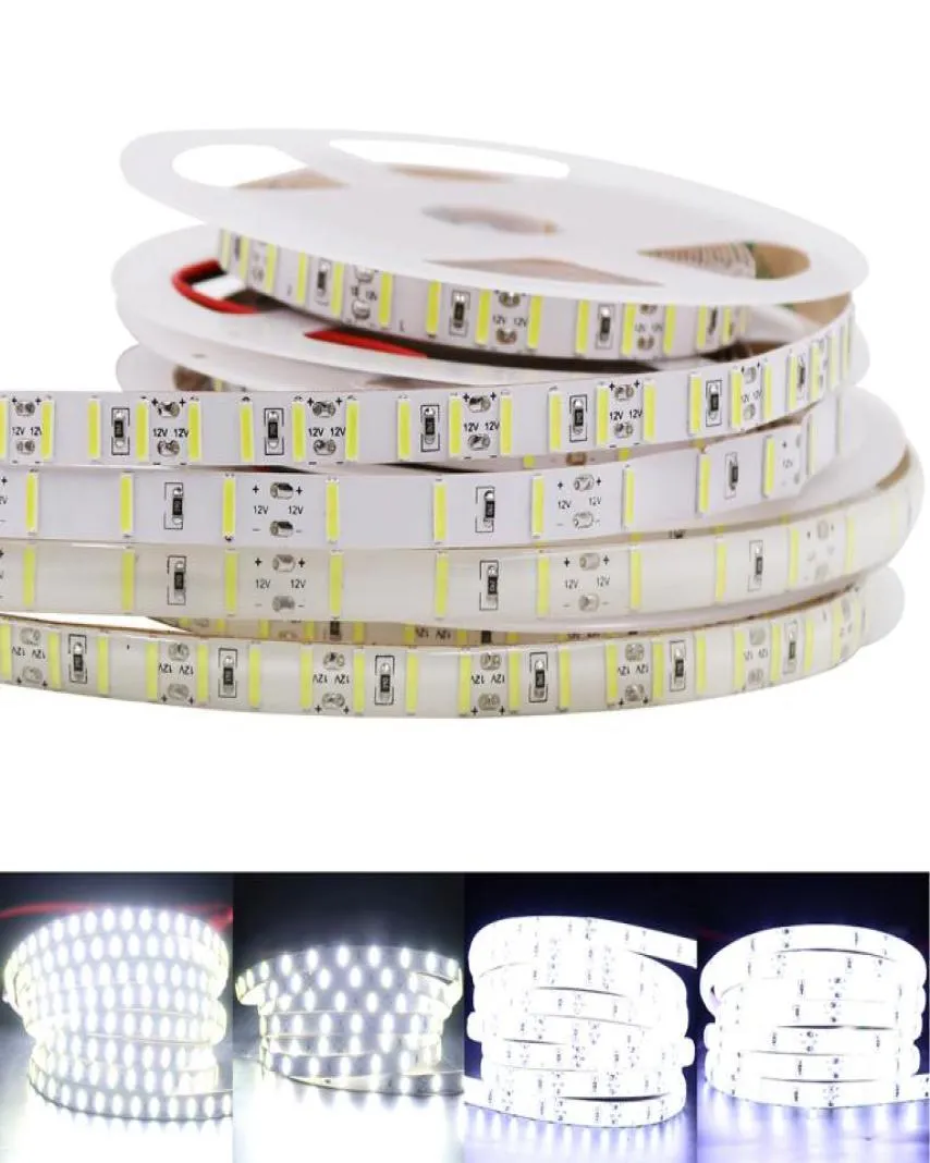 Bande lumineuse LED 5M 8520 SMD DC 12V 120LEDsM, étanche IP65 IP33, ruban Flexible, lampe à LED, lumières de nuit, décoration 2581436