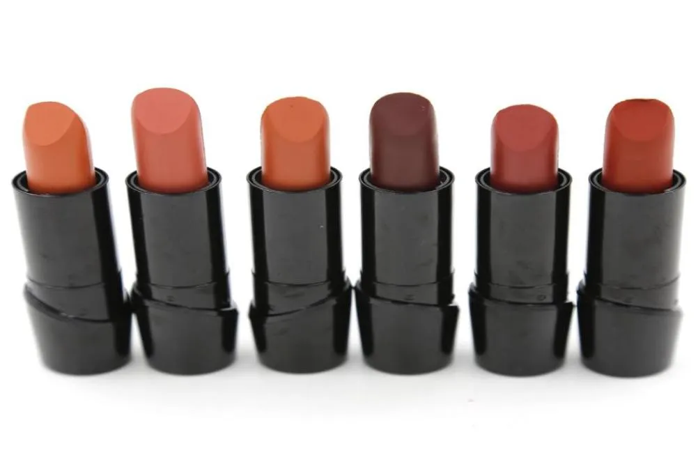 Batom fosco nude maquiagem batons lojas de alta qualidade lábios 12 pcslot 6 cores cosméticos compõem batom conjunto batom h93065687819