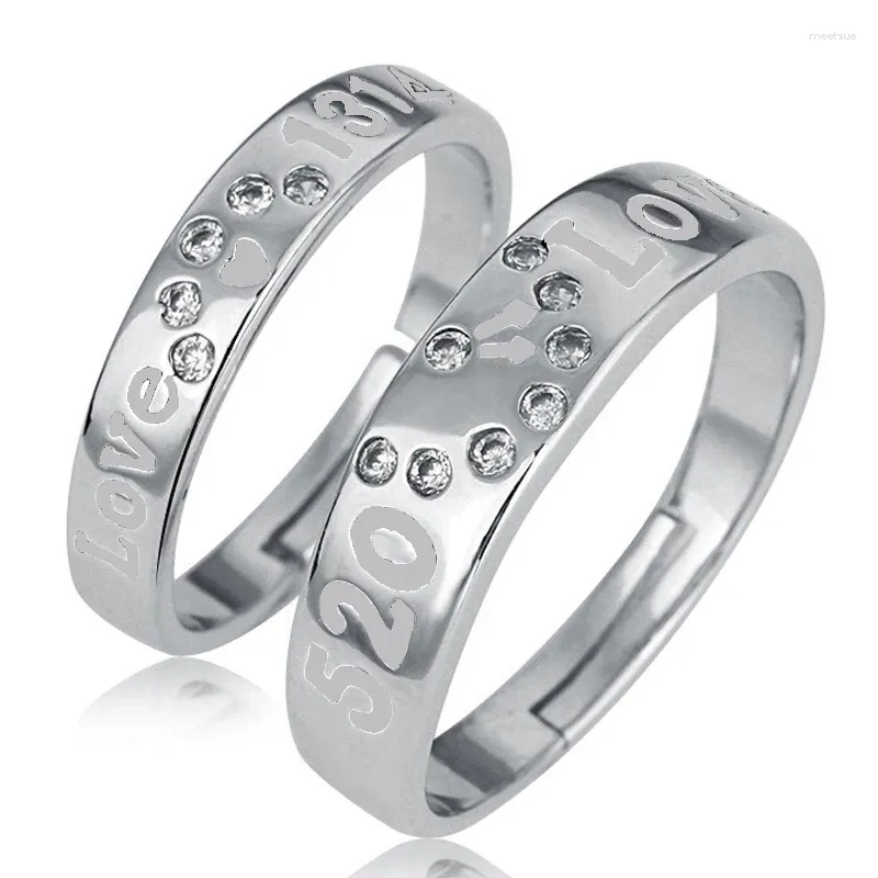 Cluster Rings 2024 Love Heart Ring Engagement Wedding Titanium Steel smycken 1 par JZ46 ANEL MASCULINO CLADDAGH ANILLOS MUJER Biker