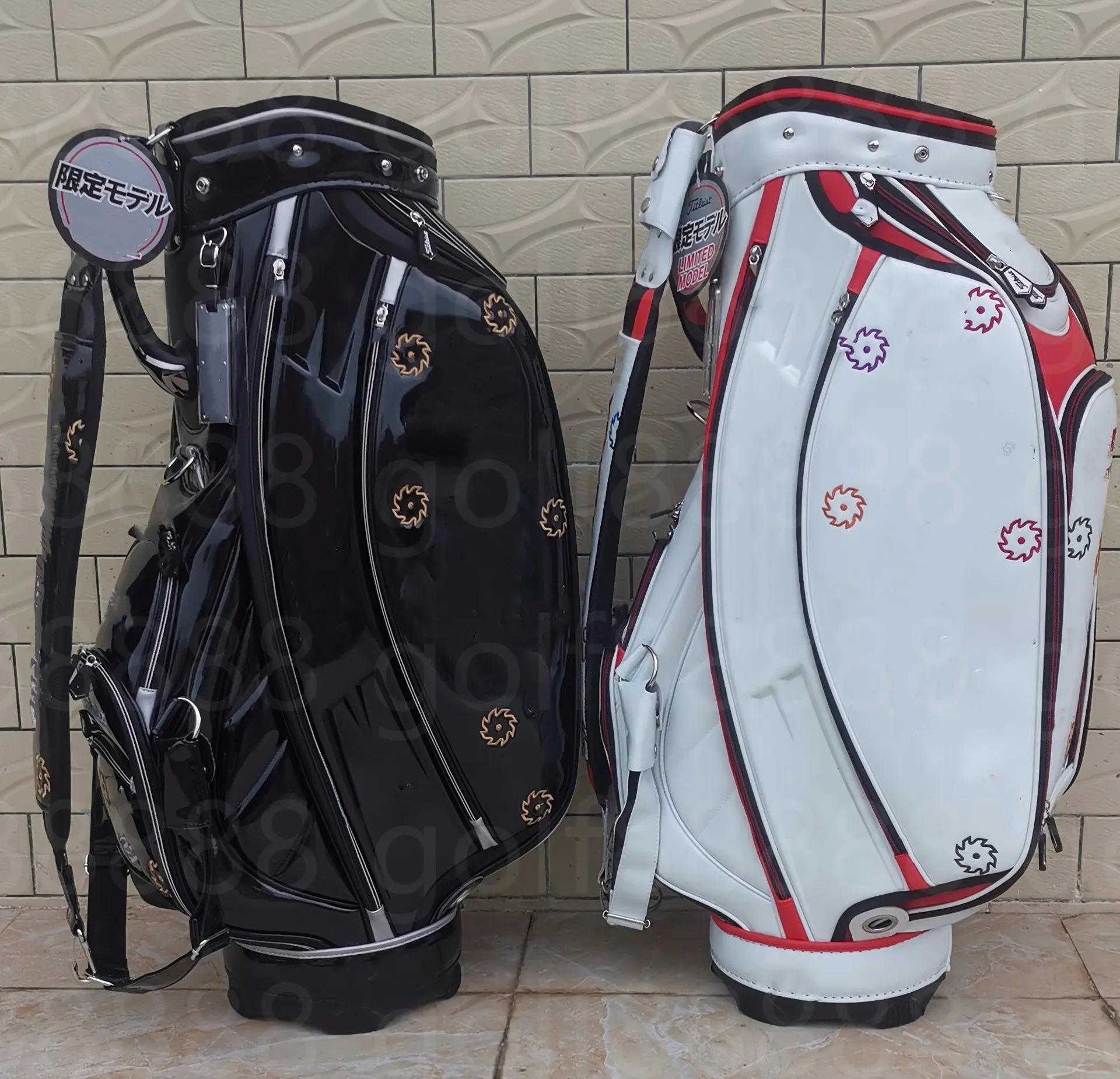 Golf Bags White black Cart Bags Large diameter and large capacity waterproof material Contact us for more pictures