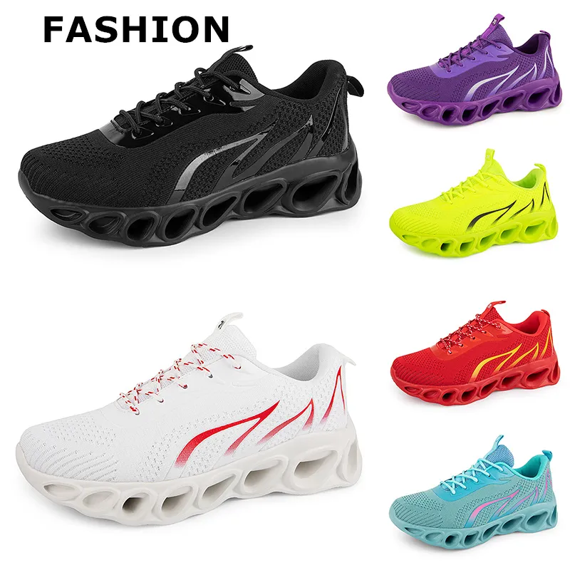 Männer Frauen Laufschuhe Schwarz Weiß Rot Blau Gelb Neon Grün Grau Herren Trainer Sportmode Outdoor Sportschuhe 38-45 GAI Farbe 54