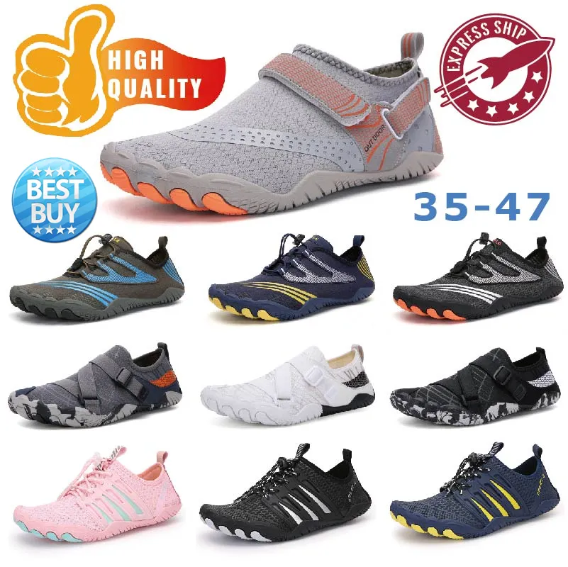 Womens Mens Quick-dry Breath Waters Shoes Beach Sneakers Socks Non-Slip-Sneaker Swimming pool Casual GAI soft comfortable Athletic Shoes pink blue black