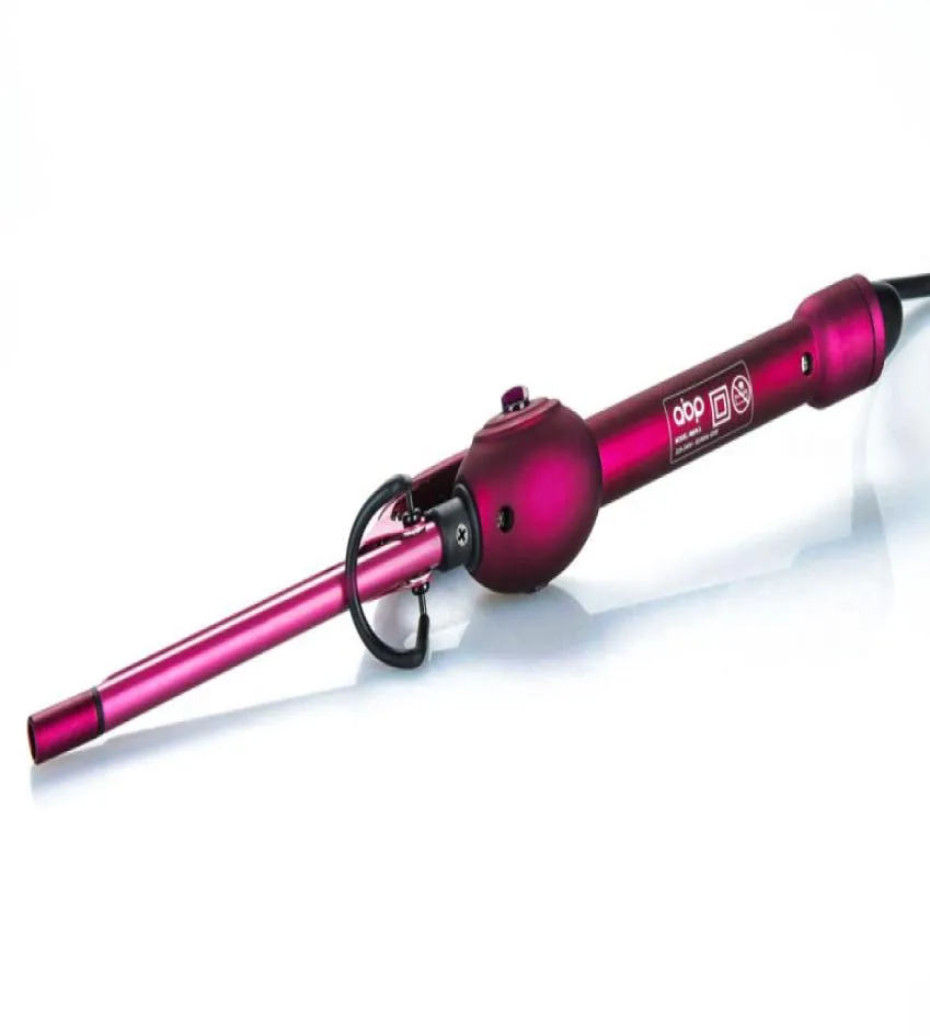 Profesjonalny obrzeża do włosów mężczyźni Curling żelaza spiralna spiralna falująca Waver Waver Roller Curling Iron Wand szczypc 9 mm Man Man Cur4184252