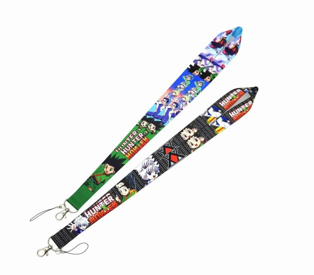 Cell Phone Straps Charms 10pcs Japan HUNTER cartoon Keys Mobile Lanyard ID Badge Holder neck Rope Keychain for girls whole P7476273