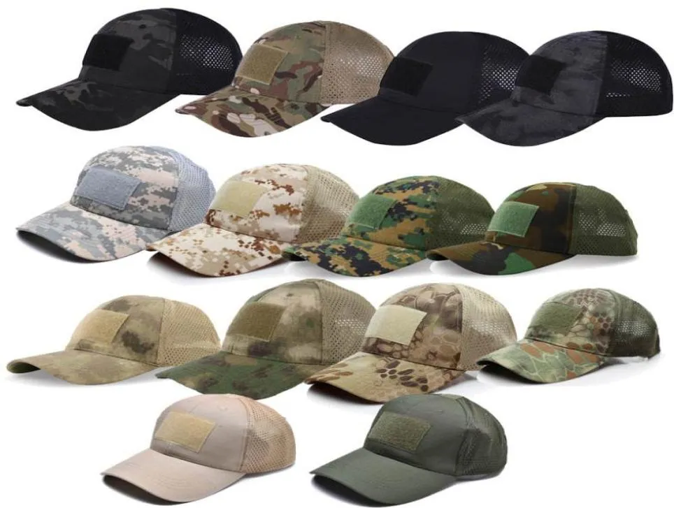 Outdoor Sport Baseball Cap Tactische Camouflage Cap Camo Marine Hoed Marines Leger Schieten Combat Assault NO070119590734