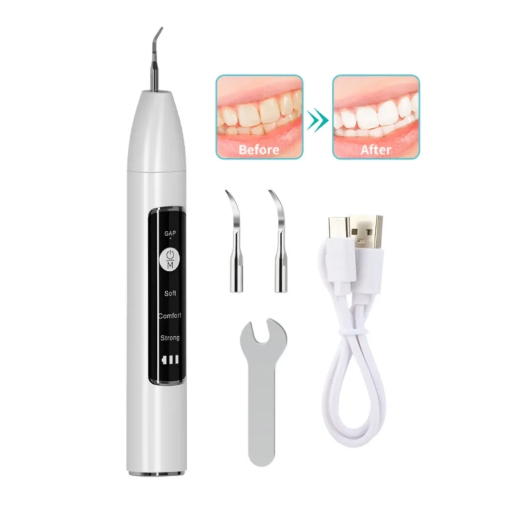 Whitening Sonic Teeth Whitening Dental Cleaning Calculus Remover Tartar Stains Oral Mirror Electric Teeth Cleaner Whitener Adults