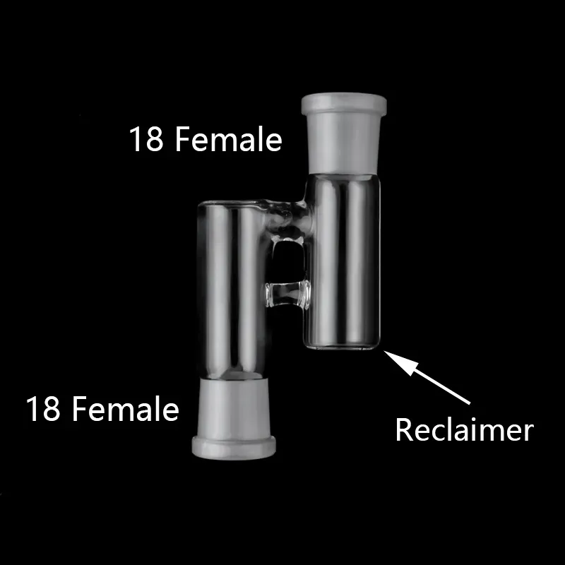 10 Styles Optional Glass Reclaim adapter Male/Female 14mm 18mm Joint Glass Reclaimer adapters Ash Catcher for Oil Rigs Glass Bong