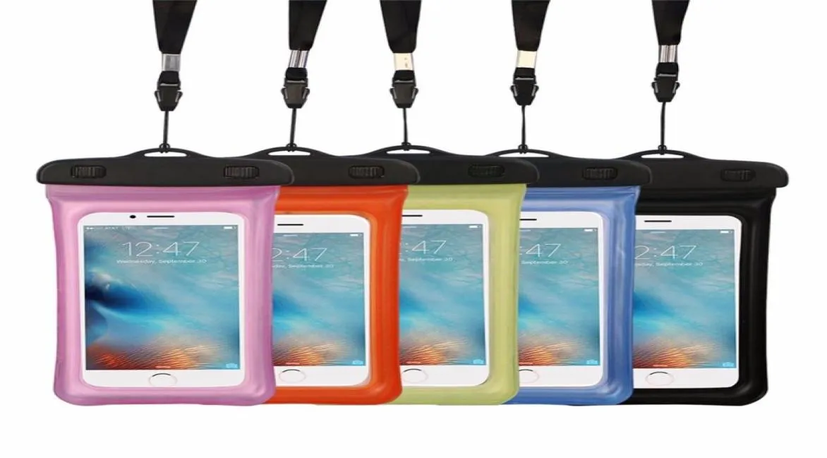 Float Waterproof bag Underwater phone Pouch Case for iPhone Huawei Samsung Floatable Cellphone Under 60 inch9191135