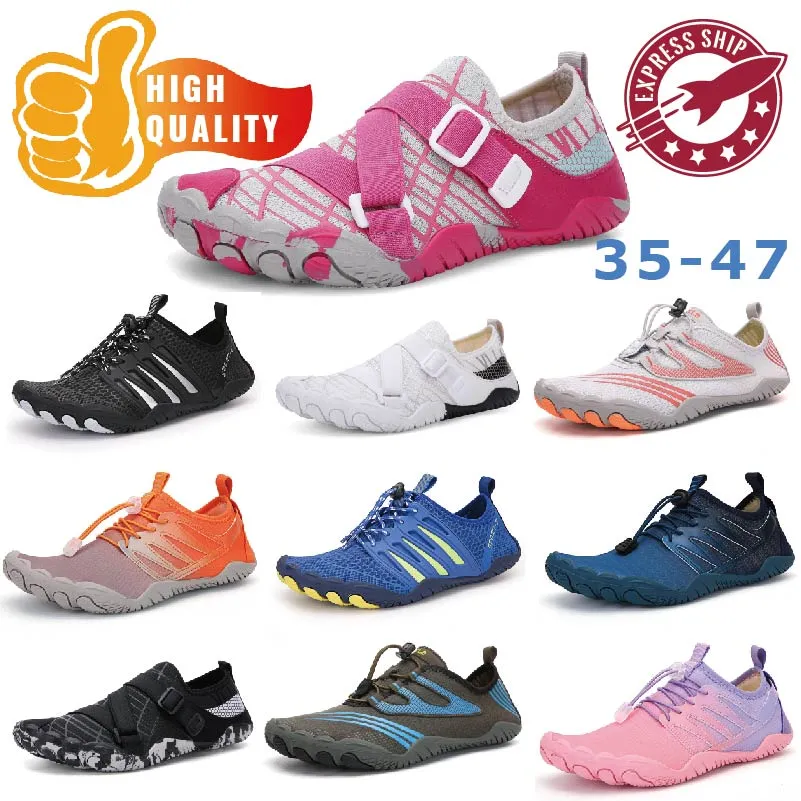 Donna Uomo Surf ad asciugatura rapida Mesh traspirante Scarpe da scoglio Scarpe da ginnastica da spiaggia Calzini da immersione Scarpe da ginnastica antiscivolo Nuoto-Acqua Spiaggia Casual GAI morbido e confortevole