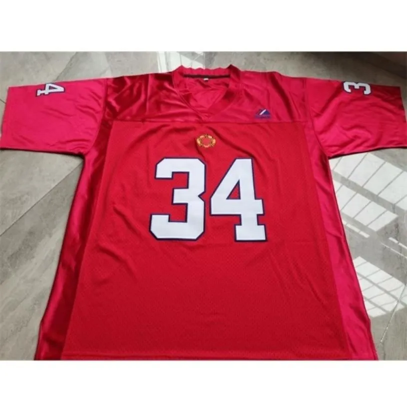 001Custom Homens Jovens Mulheres Vintage USFL New Jersey Generals 1980s Herschel Walker College Jersey tamanho s5XL ou personalizado qualquer nome ou n9061401