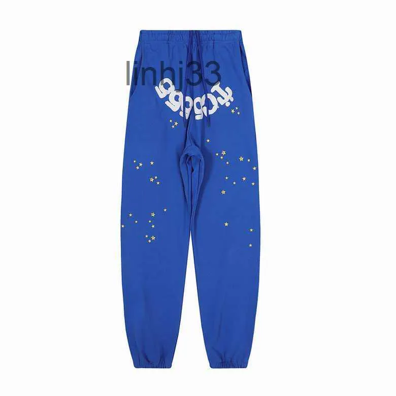 Męskie bluzy bluzy męskie Niebo Blue SP5DER BUSKIE MĘŻCZYZN KOBIETY 1 HIP HOP Młody bandyk na całym świecie 555555 Pullover Hoodover Blueg38tx2J31