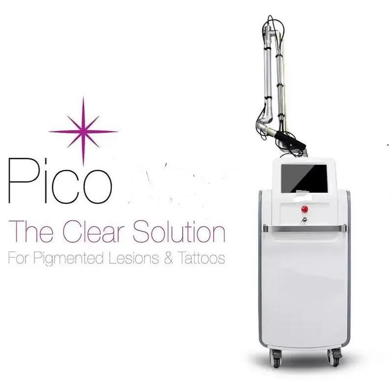 Uso clinico Rimozione del tatuaggio laser Pico Trattamento delle rughe e delle macchie della pelle Rimozione delle lentiggini del tatuaggio Il laser Pico risolve tutti i pigmenti 755 1064 532 macchina di bellezza