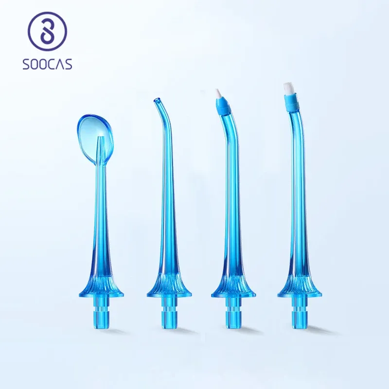 Irrigatorer Original Soocas W3 Pro Nozles Tips Oral Irrigator Water Flosser Waterpulse Waterpick Water Flossser för Soocas W3 Pro Head