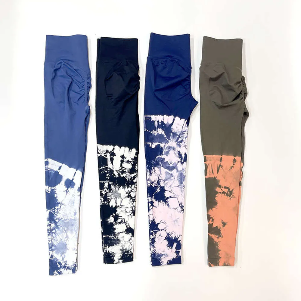 Lu Align Pant Pant Align Lu Cool MODITIN Mulheres Tie-dye Calças Apertadas Ginásio Push Up Sem Costura Leggings de Cintura Alta Treino Running Wear Limão LL Jogger Jogger Gry Lu-08 2024