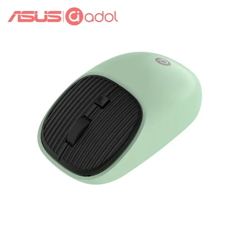 Ratos ADOL MS006 2.4G Portátil USB Sem Fio Bluetooth Mouse 3DPI Acessórios para Laptop Carregando Antiderrapante Silencioso Escritório Ergonômico Mouse