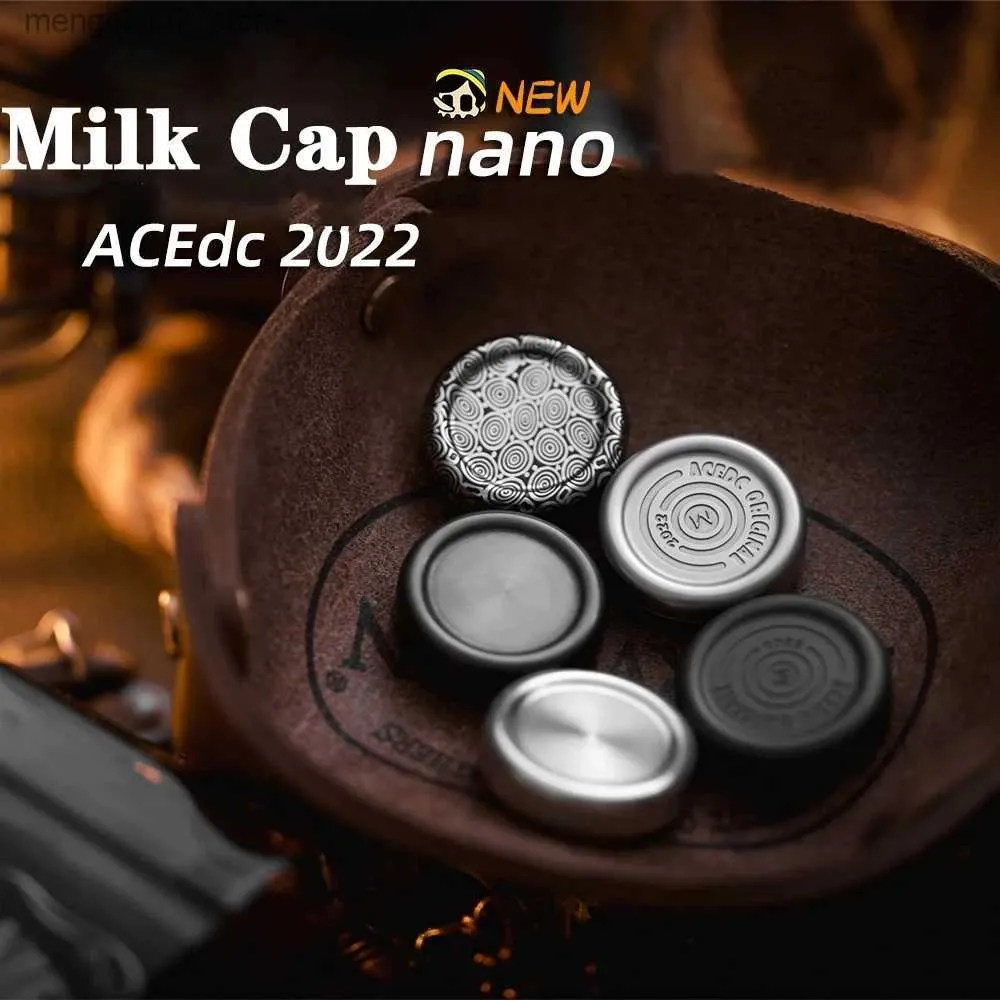 Beyblades Metal Fusion ACEdc Mini Nano Milk Coin Haptic Coins Fidget Toys Gravure Nouveau Jouet En Métal Décompression Jouet EDC Gyro Tide Play Cadeau L240304