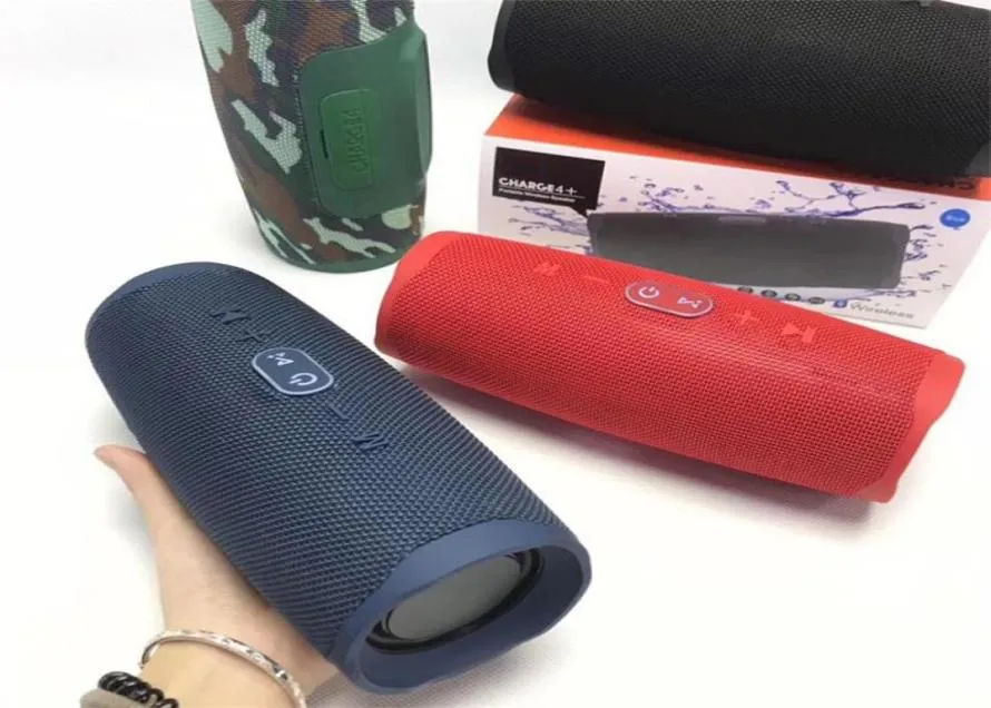 Charger 4 Bluetooth Speaker Wireless Spotwoofer Stereo مكبرات صوت محمولة مع حزمة البيع بالتجزئة 8093248