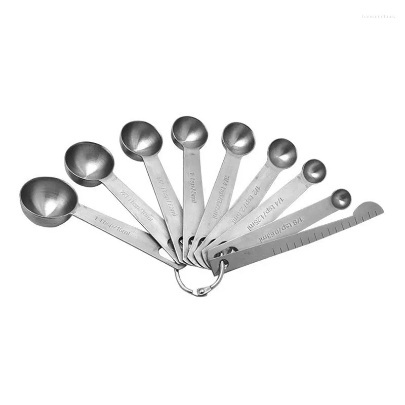 Measuring Tools Baking Set Stainless Steel Spoon 10Piece Scale Seasoning Cup