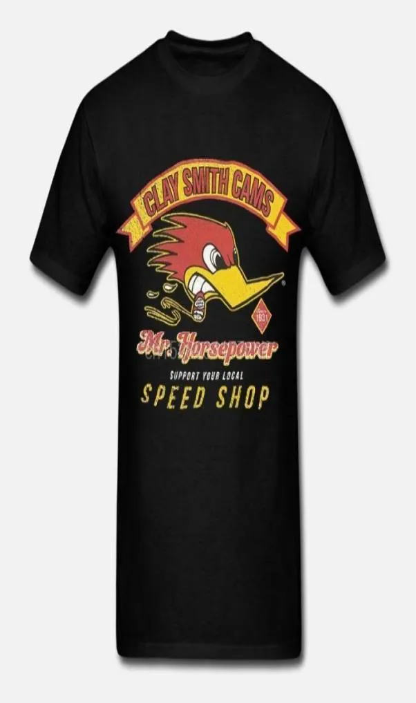 Men039s TShirts Clay Smith Cams Support Your Local Marineblaues Herren-T-Shirt Mr Horsepower M655154051