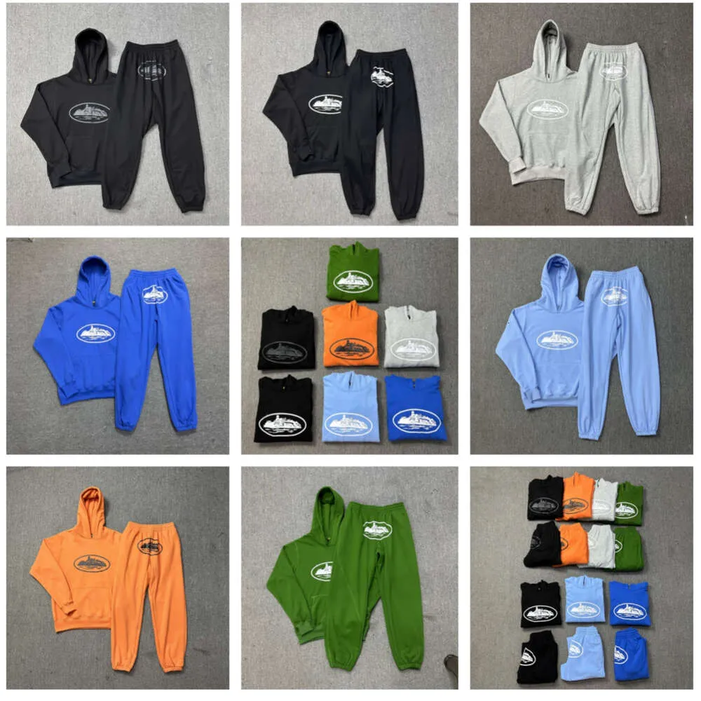 Demon Island Cortiez Corteize Tracksuit Racksuit Hoodie Suits for Sweater Trousers Leisure Sportsmale Fashion Drill Autumn Winter Mus