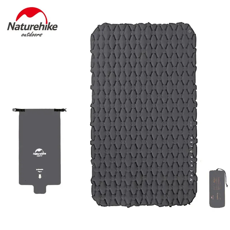 Uppblåsbar madrass Luftkudde bärbar sovmatta Damp Proof Waterproof Pad Handing Camping Ultra-Light Travel Mat 240220