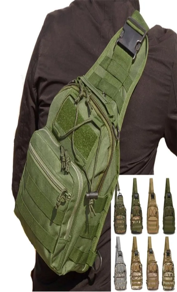 Sac à bandoulière tactique militaire sac à dos à bandoulière armée Camping randonnée Sports de plein air poitrine voyage Trekking chasse 2202114016543