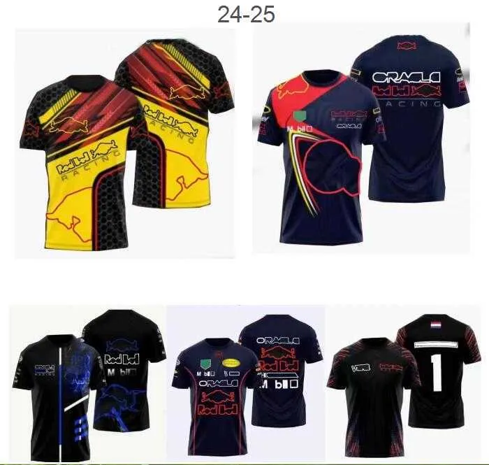 Heren T-shirts F1 racepak zomer nieuw T-shirt met korte mouwen dezelfde stijl maatwerk