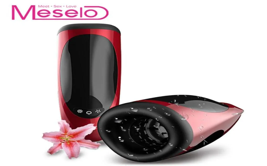 Meselo 7 hastigheter roterande sugande avsugning manlig onanator oralsex tungor slickar vibrator vuxna sex leksaker för män masturbats j1043773